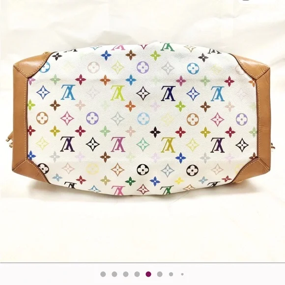 Louis Vuitton Ursula Multicolor Bag. EUC.bright color and clean in and out. - Picture 3 of 16